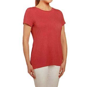 Joan Vass New York Women's Short Sleeve Long T-Sh
